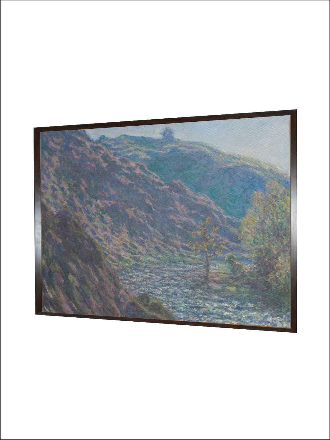 "Blue  Black Painting Framed Wall Art''