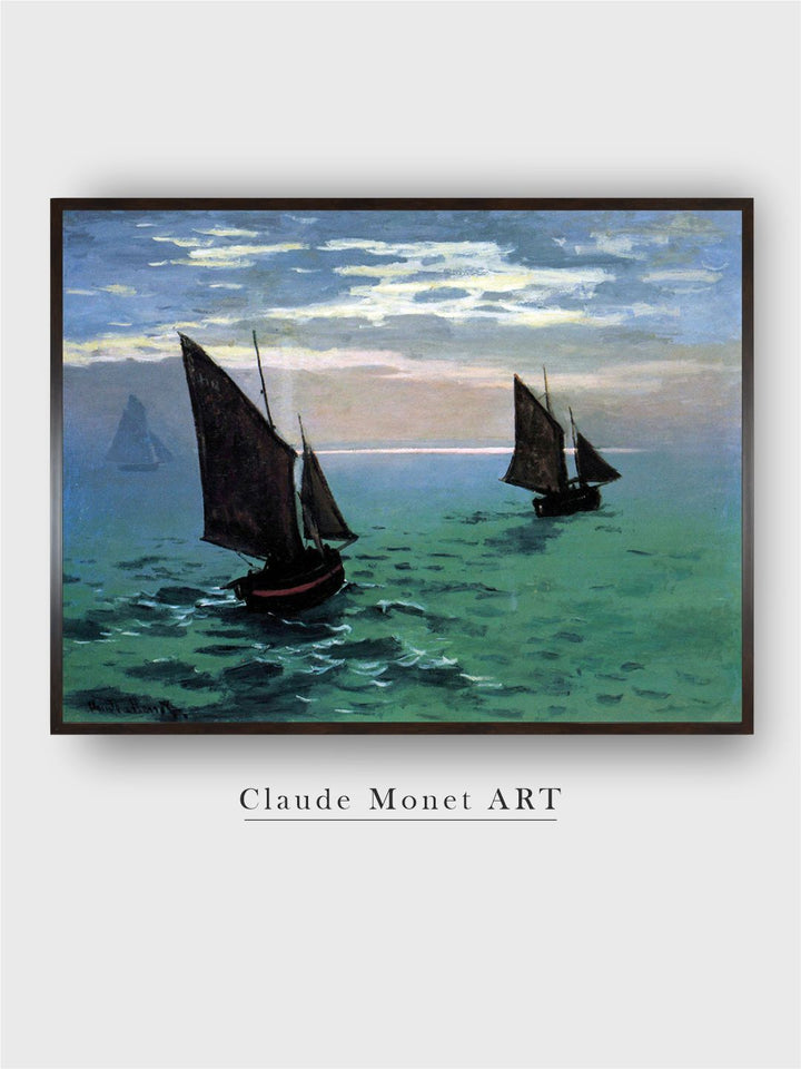 "Blue  Green Le Havre Wooden Wall Art''