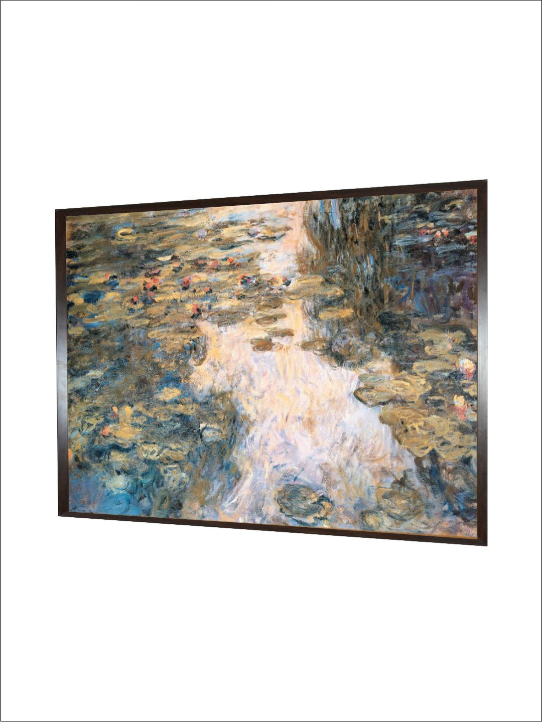 "Beige  Black Painting Framed Wall Art''