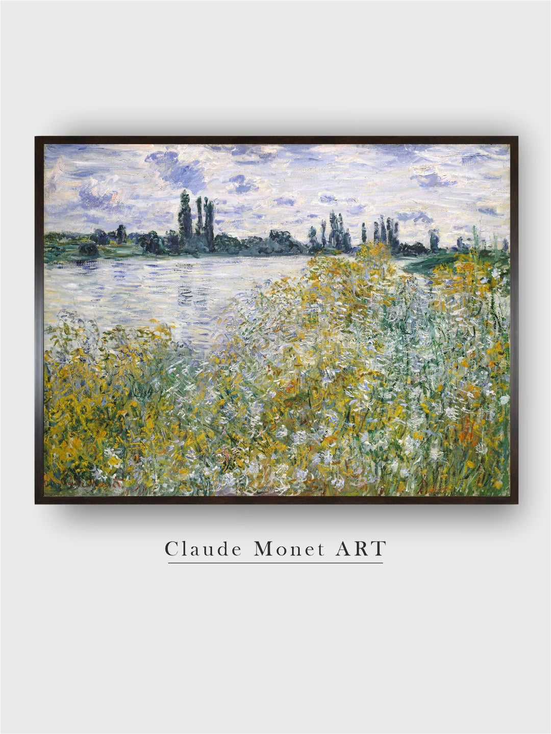 "Green & Blue Painted Framed Wall Art''