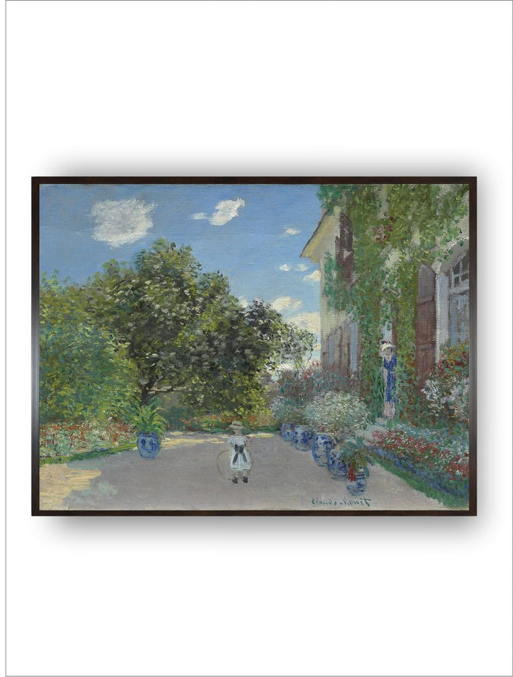"Blue  Black Painting Framed Wall Art''