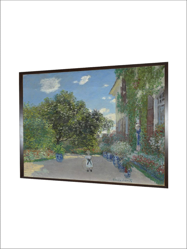 "Blue  Black Painting Framed Wall Art''