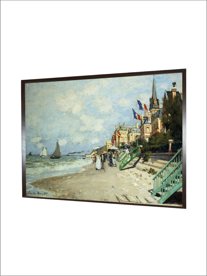 "Brown  Black The Stoning of St. Stephen Wooden Wall Art Painting''