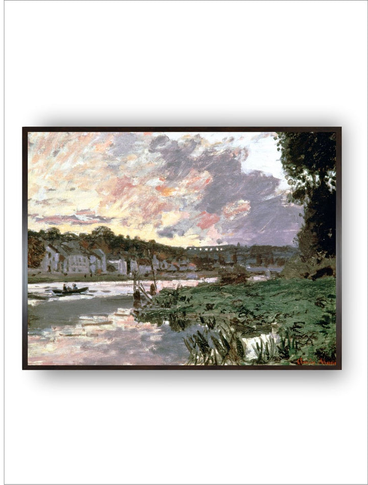 "Beige  Green Wooden Wall Painting''