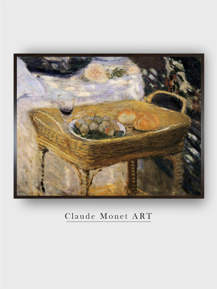 "White  Brown Framed Wooden Wall Art''