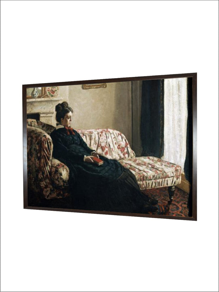 "Brown  Black Painting Framed Wall Art''