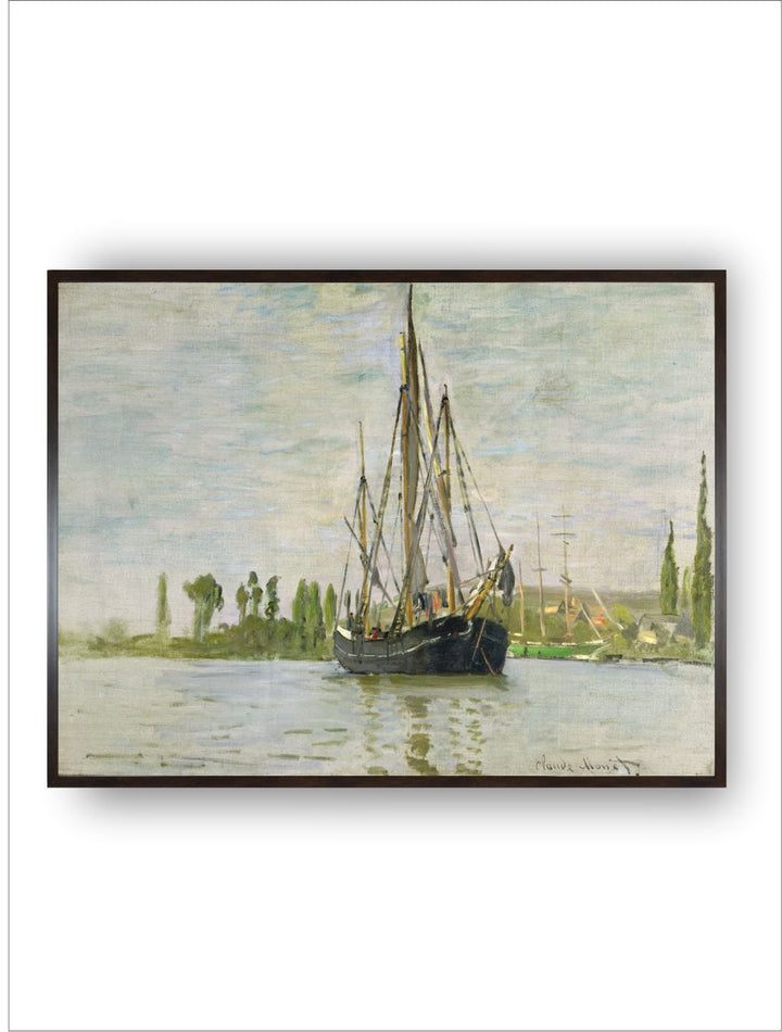 "Green  Black Wooden Painting Framed Wall Art''