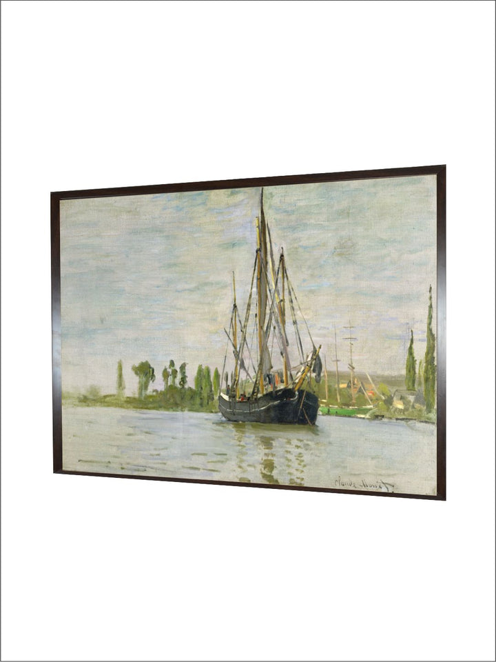"Green  Black Wooden Painting Framed Wall Art''