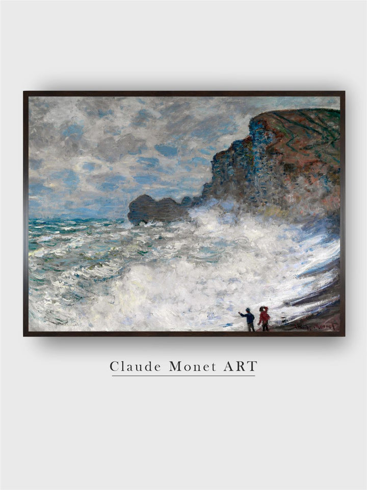 "Blue & Black Painting Framed Wall Art''