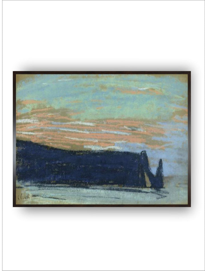 "Green  Black Wooden Rectangular Painting Wall Art''