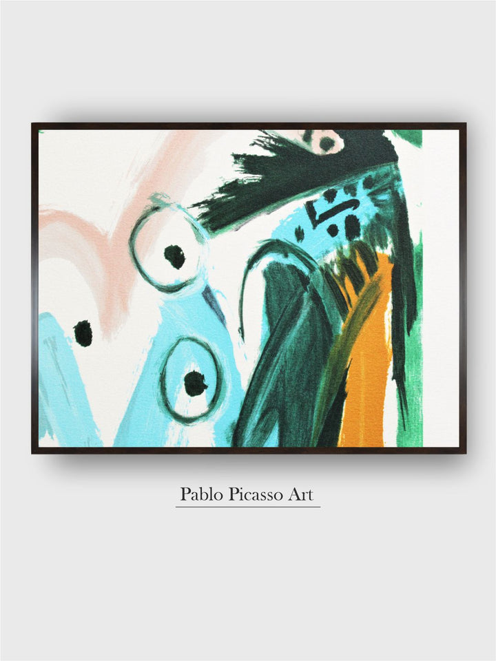 Ne Allongee et Tete d'Homme de Profil by Pablo Picasso