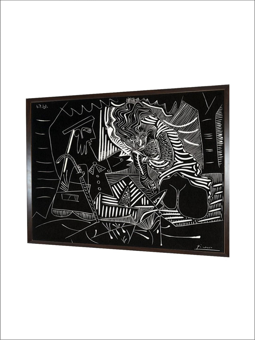 Luncheon on the grass (white) by Pablo Picasso
