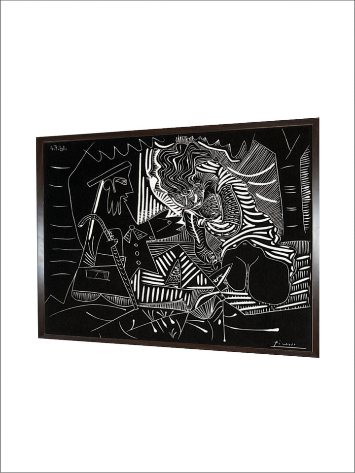 Luncheon on the grass (white) by Pablo Picasso