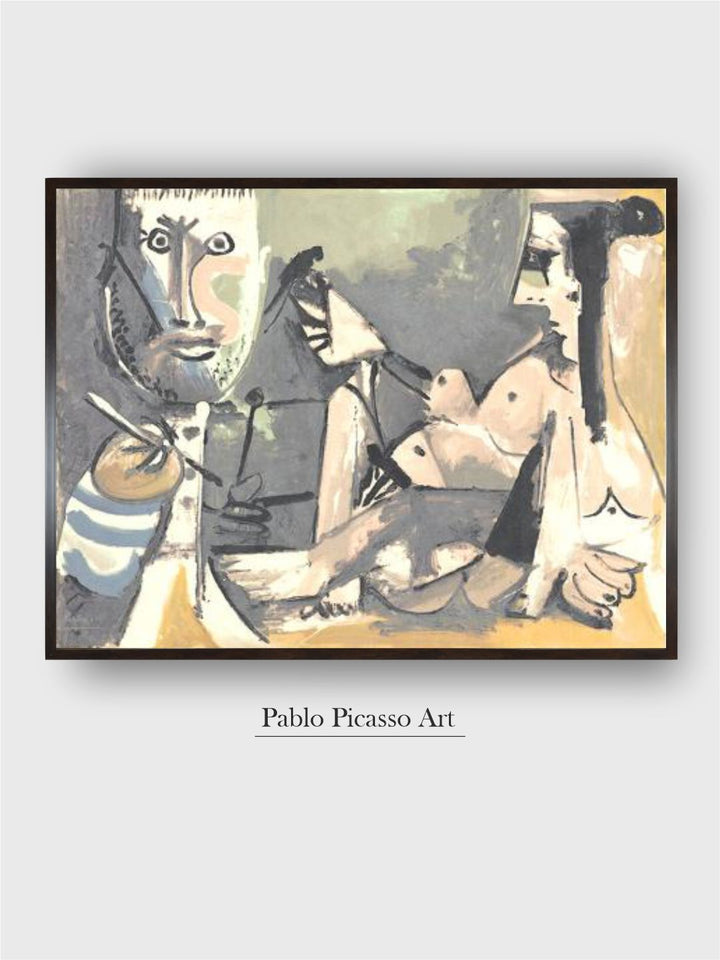 The Artist and His Model by Pablo Picasso