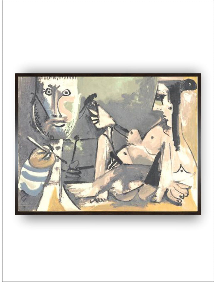 The Artist and His Model by Pablo Picasso