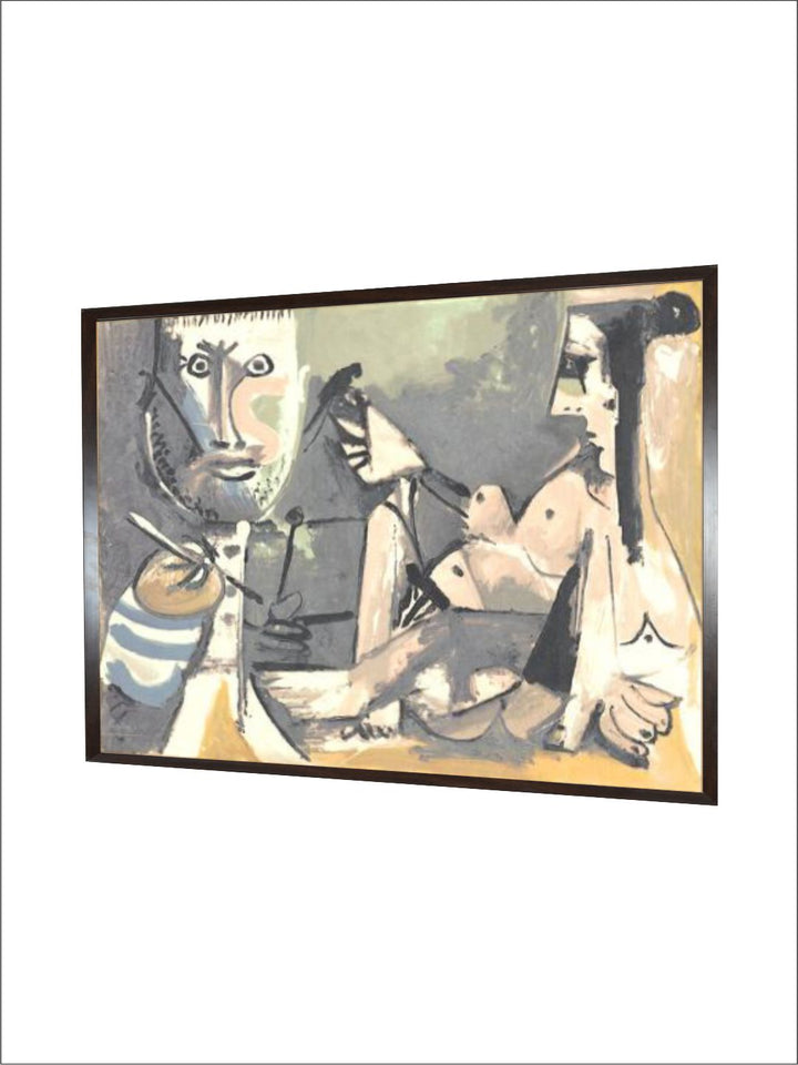 The Artist and His Model by Pablo Picasso