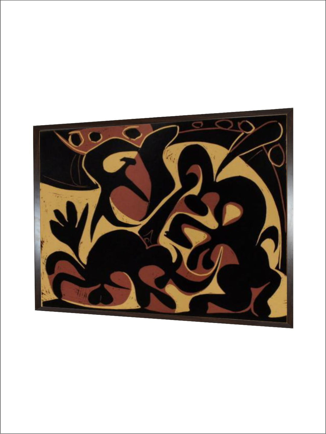 Pique (noir et beige) by Pablo Picasso