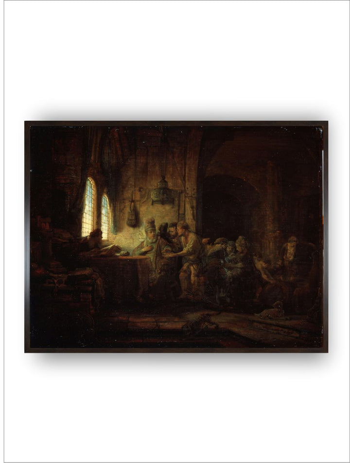 "Black  Brown Wooden Painting Wall Art''