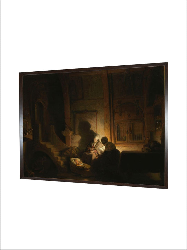 "Black  Grey Belshazzars Feas Wooden Painting Wall Art''