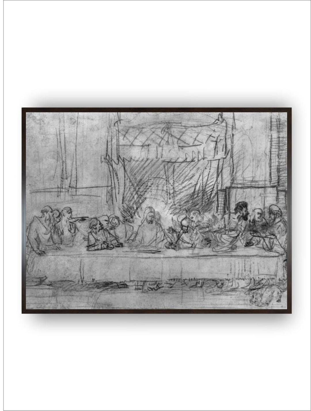 "Black  White Religious Wooden Painting Wall Art''