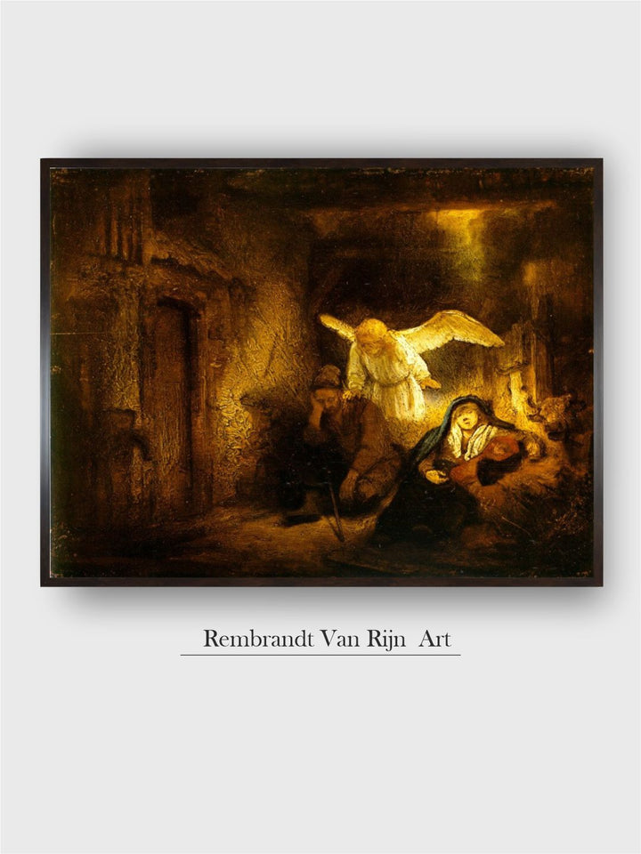 "Black  Yellow The Dream of Joseph Wooden Painting Wall Art''
