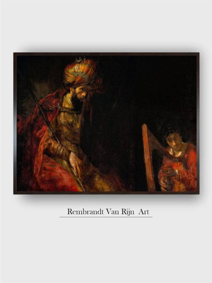 "Black  Red Wooden Framed Canvas Painting Wall Art''