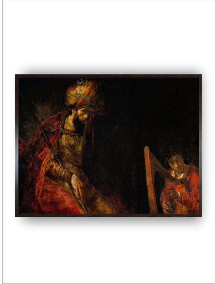 "Black  Red Wooden Framed Canvas Painting Wall Art''