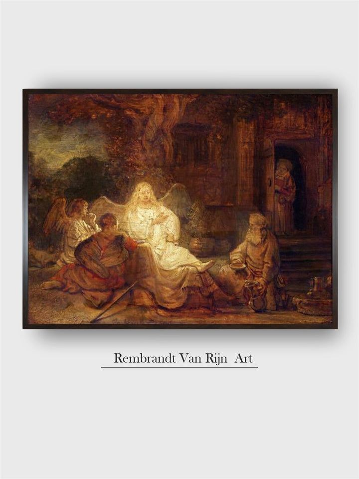 "Brown  White Canvas Wooden Painting Wall Art''