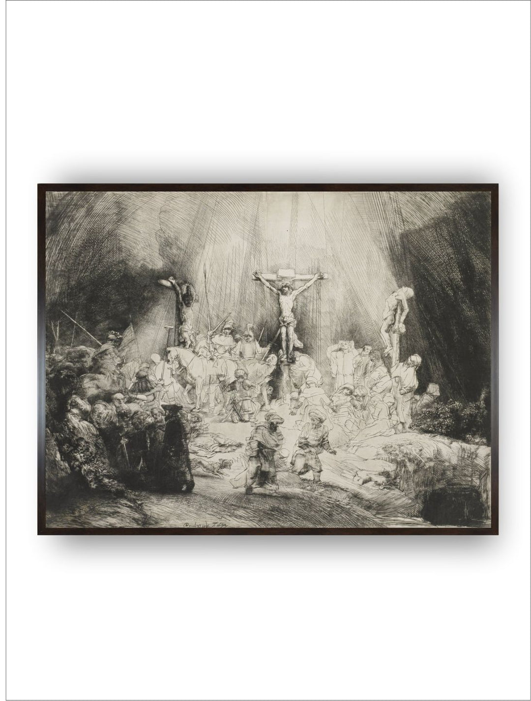 "Grey  White Religious Wooden Wall Painting''