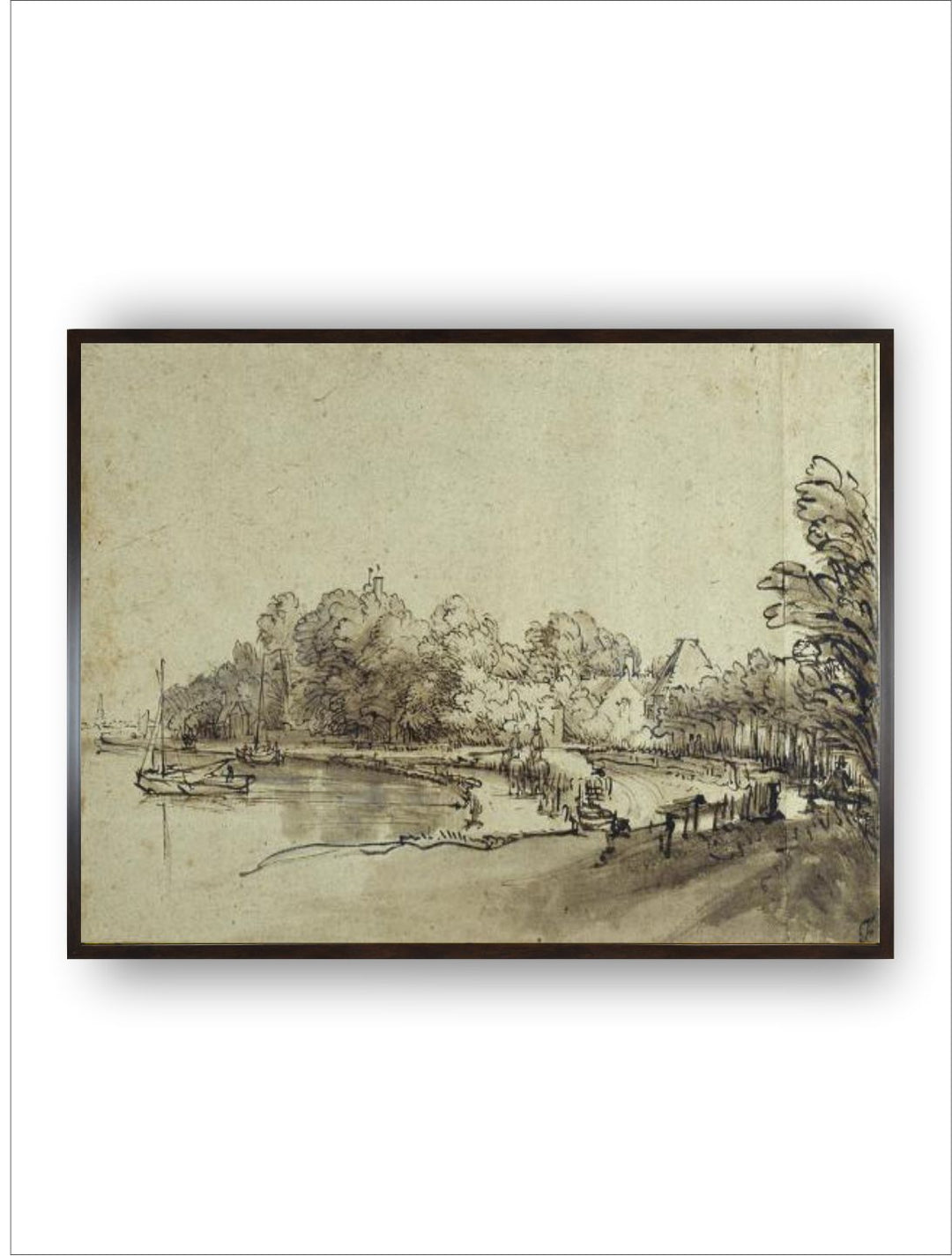 "Off White  Grey Wooden Painting Wall Art''