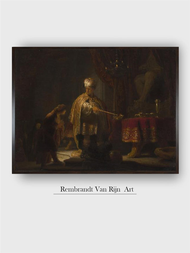 "Black  Brown Canvas Painting Wall Art''