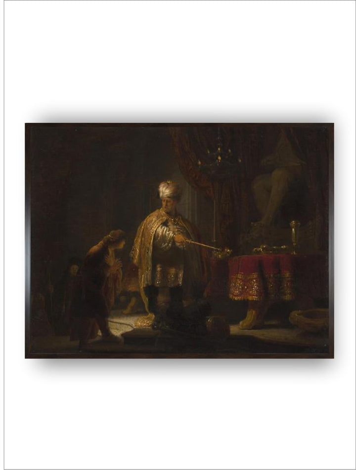 "Black  Brown Canvas Painting Wall Art''