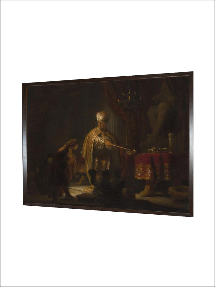 "Black  Brown Canvas Painting Wall Art''