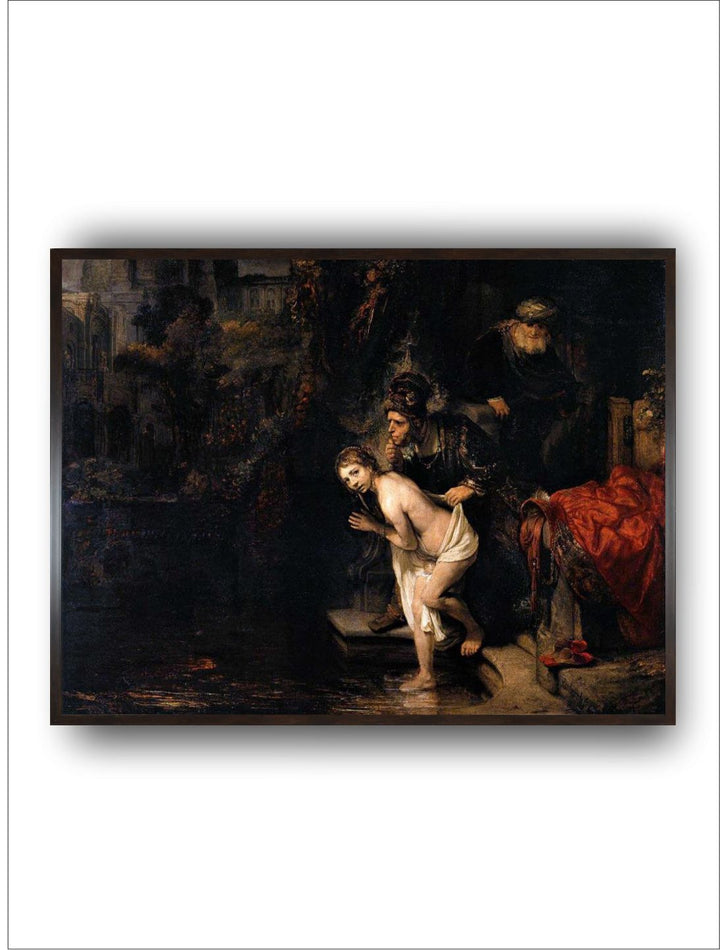 "Brown  Beige Wooden Wall Painting With Frame''