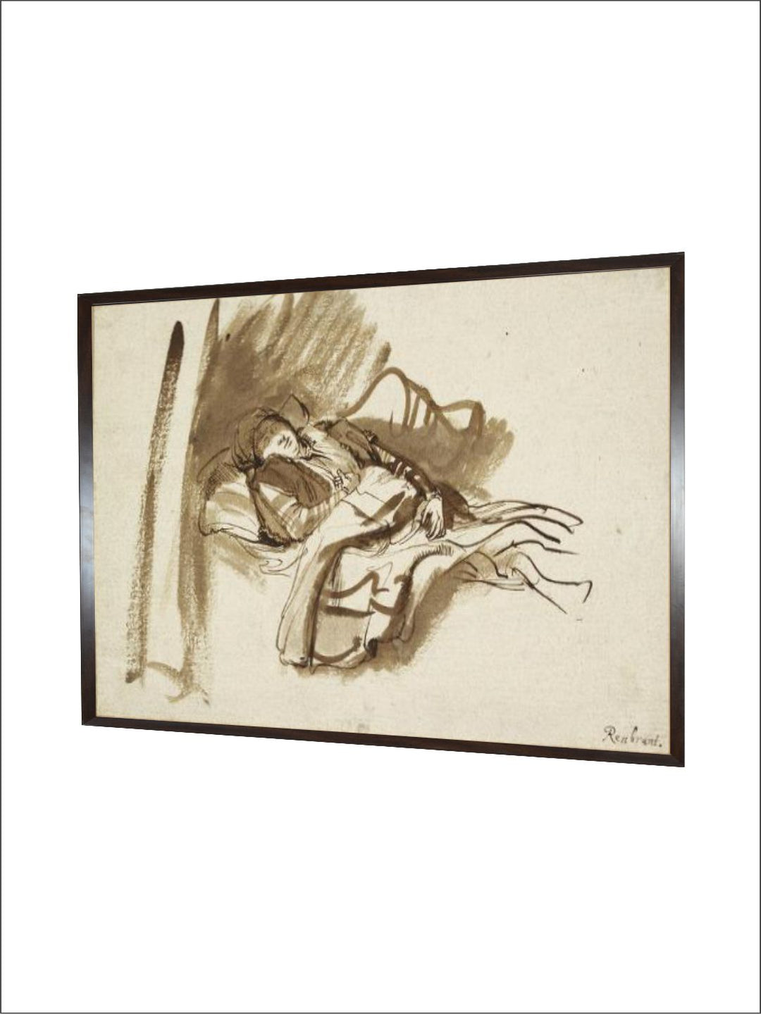 "1 Piece Canvas Rembrandt Van Rijn Wall Painting With Frame''