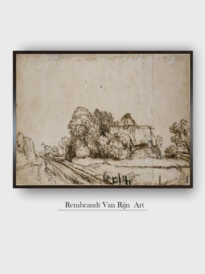 "Brown  Black Wooden Painting Wall Art''