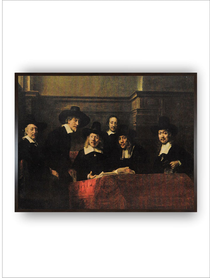 "Black  Beige Wooden Framed Canvas Painting Wall Art''