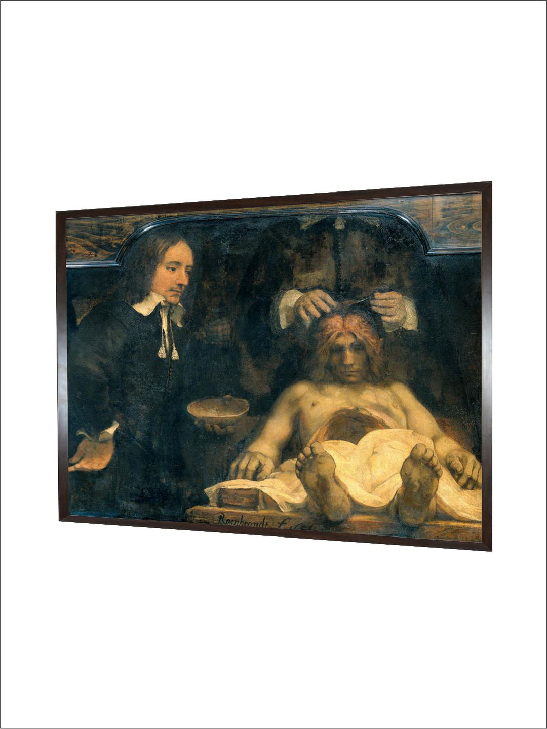 "Rembrandt Van Rijn Wood Painting Wall Art''