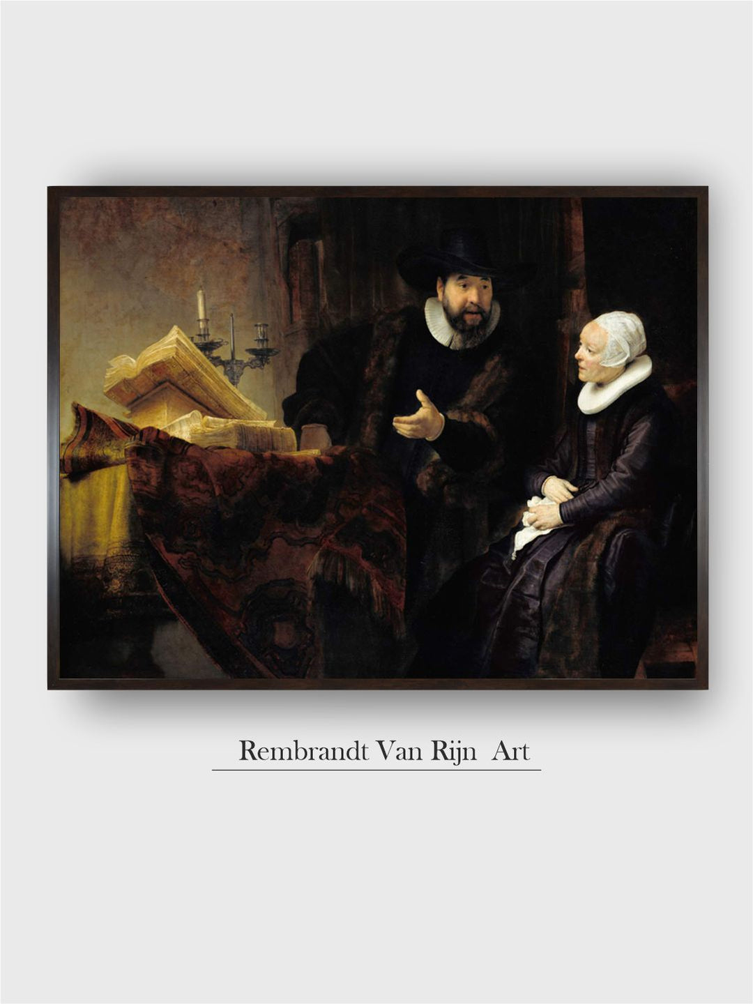 "Brown  Black Canvas Wooden Painting Wall Art''