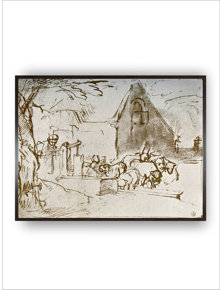 "Black  White Wooden Painting Wall Art''