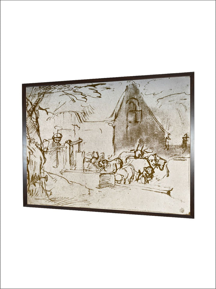 "Black  White Wooden Painting Wall Art''