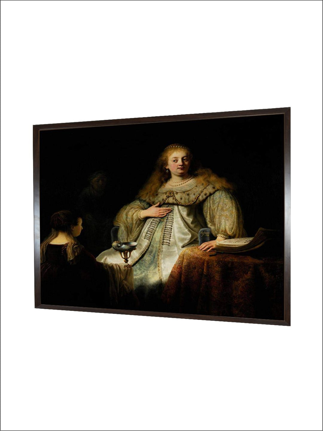 "Black  White Wooden Painting Wall Art''