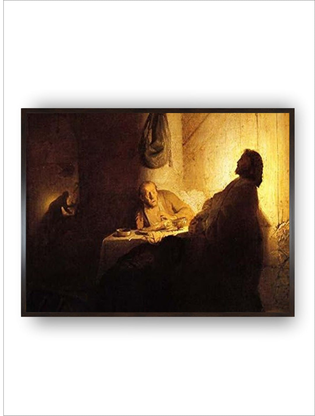 "Beige  Black Claudius Conspiracy Canvas Painting Wall Art''
