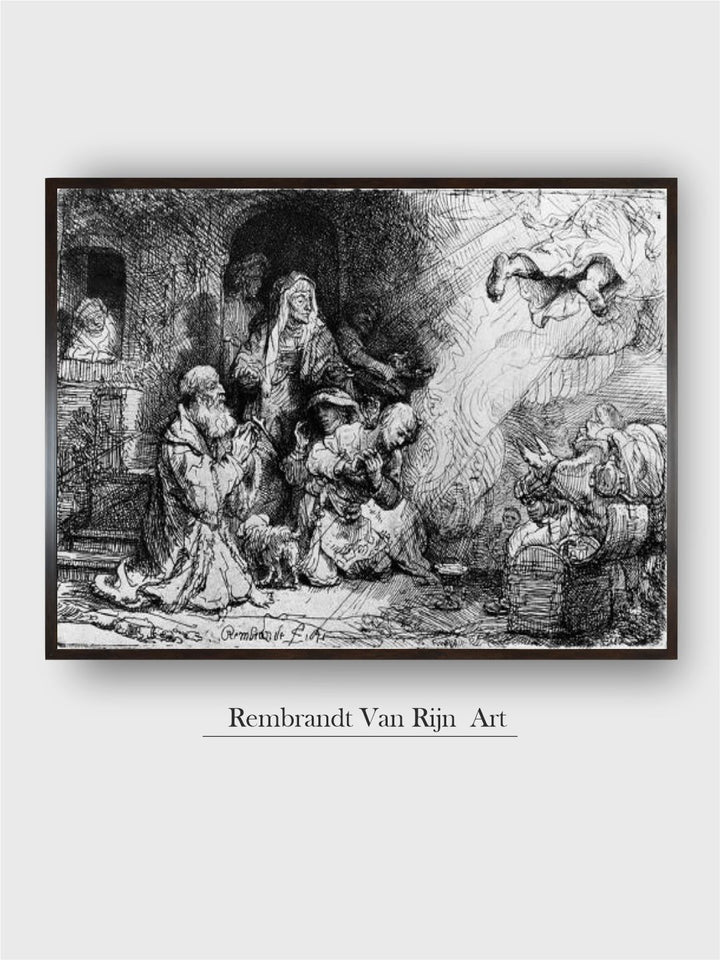 "Black Rembrandt Van Wooden Wall Art''