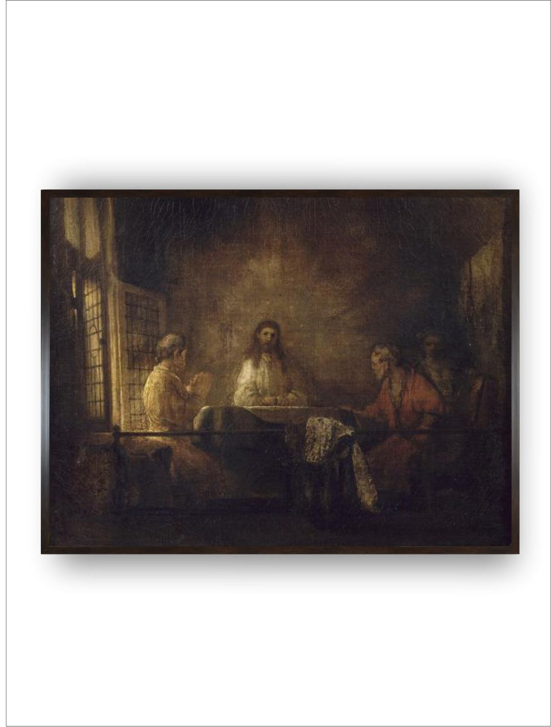 "Black Les Plerins dEmmas Wooden Wall Art''