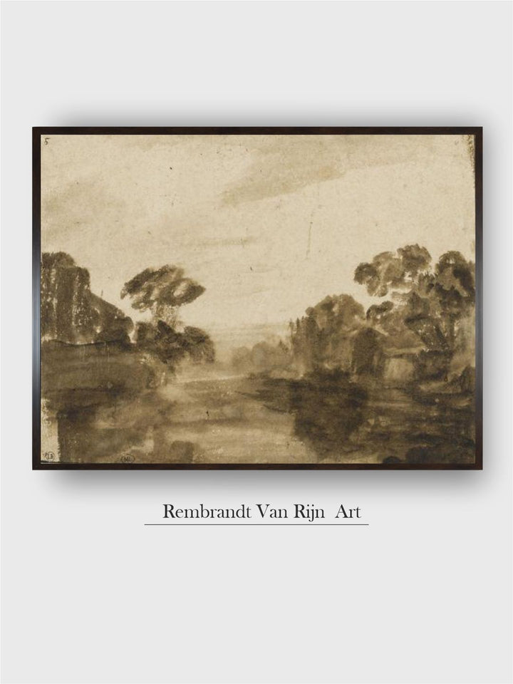 "Green  Beige Wooden Painting Wall Art''