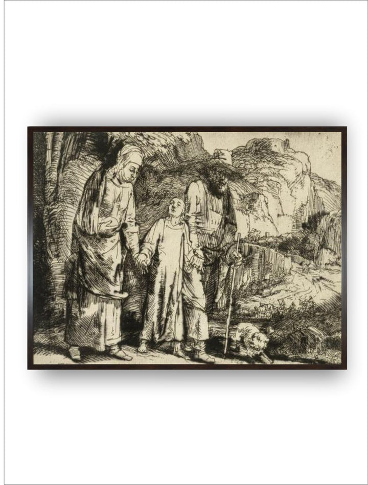 "Black Canvas Painting Wooden Religious Wall Art''