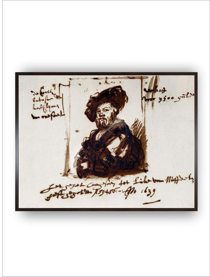 "Black Baldassare Castiglione Wall Art''
