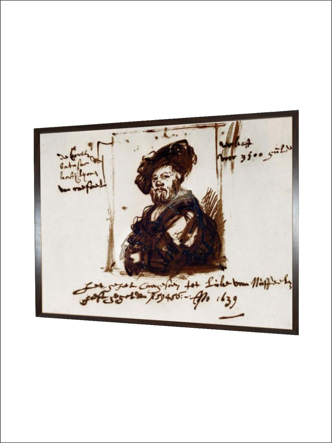 "Black Baldassare Castiglione Wall Art''