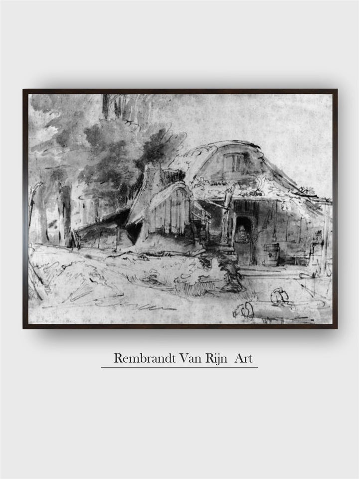 "Black Grey Wooden Wall Art With Frame''